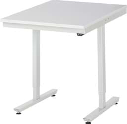 Zeige Details für Arbeitstisch 750x1000x720-1120 mm BxTxH mit EGB-Melamin-Platte 28 mm  Bild von Arbeitstisch 750x1000x720-1120 mm BxTxH mit EGB-Melamin-Platte 28 mm