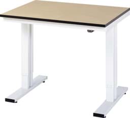 Zeige Details für Arbeitstisch 1000x800x720-1120 mm BxTxH mit MDF-Platte 22 mm Bild von Arbeitstisch 1000x800x720-1120 mm BxTxH mit MDF-Platte 22 mm
