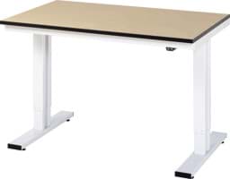 Zeige Details für Arbeitstisch 1250x800x720-1120 mm BxTxH mit MDF-Platte 22 mm Bild von Arbeitstisch 1250x800x720-1120 mm BxTxH mit MDF-Platte 22 mm