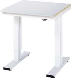 Zeige Details für Arbeitstisch 750x800x720-1120 mm BxTxH mit Stahlblechbelag-Platte 25 mm (Stahlblechauflage 1.5 mm verzinkt) Bild von Arbeitstisch 750x800x720-1120 mm BxTxH mit Stahlblechbelag-Platte 25 mm (Stahlblechauflage 1.5 mm verzinkt)