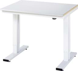 Zeige Details für Arbeitstisch 1000x800x720-1120 mm BxTxH mit Stahlblechbelag-Platte 25 mm (Stahlblechauflage 1.5 mm verzinkt) Bild von Arbeitstisch 1000x800x720-1120 mm BxTxH mit Stahlblechbelag-Platte 25 mm (Stahlblechauflage 1.5 mm verzinkt)