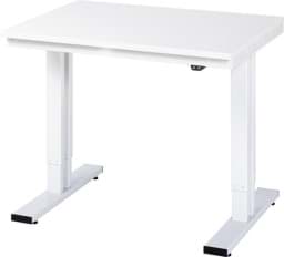Zeige Details für Arbeitstisch 1000x800x720-1120 mm BxTxH mit EGB-Melamin-Platte 28 mm Bild von Arbeitstisch 1000x800x720-1120 mm BxTxH mit EGB-Melamin-Platte 28 mm