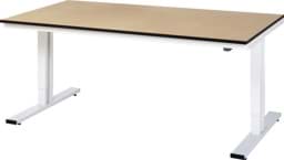 Zeige Details für Arbeitstisch 2000x1000x720-1120 mm BxTxH mit MDF-Platte 22 mm Bild von Arbeitstisch 2000x1000x720-1120 mm BxTxH mit MDF-Platte 22 mm