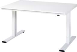 Zeige Details für Arbeitstisch 1500x1000x720-1120 mm BxTxH mit EGB-Melamin-Platte 28 mm Bild von Arbeitstisch 1500x1000x720-1120 mm BxTxH mit EGB-Melamin-Platte 28 mm