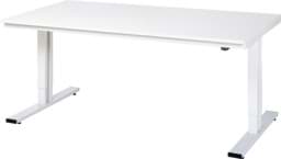Zeige Details für Arbeitstisch 2000x1000x720-1120 mm BxTxH mit EGB-Melamin-Platte 28 mm Bild von Arbeitstisch 2000x1000x720-1120 mm BxTxH mit EGB-Melamin-Platte 28 mm