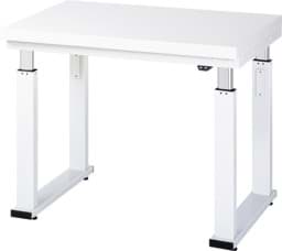 Zeige Details für Arbeitstisch 1000x700x740-1140 mm BxTxH mit Hartlaminat-Platte 40 mm (mit 0,8 mm HPL Auflage) Bild von Arbeitstisch 1000x700x740-1140 mm BxTxH mit Hartlaminat-Platte 40 mm (mit 0,8 mm HPL Auflage)
