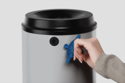 Zeige Details für Wandabfallbehälter 15 Liter in silber (1 Stück ab Lager) Bild von Wandabfallbehälter 15 Liter in silber (1 Stück ab Lager)