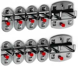 Zeige Details für Hakensortiment 10-teilig, anthrazitgrau Bild von Hakensortiment 10-teilig, anthrazitgrau