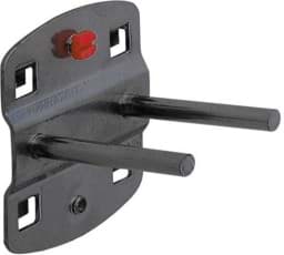 Zeige Details für Werkzeughalter 100 mm Länge mit geradem Dorn doppelt, anthrazitgrau Bild von Werkzeughalter 100 mm Länge mit geradem Dorn doppelt, anthrazitgrau