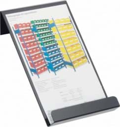 Zeige Details für Prospekthalter DIN A4, anthrazitgrau Bild von Prospekthalter DIN A4, anthrazitgrau