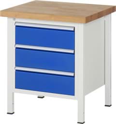 Zeige Details für Werkbank Modell 8157, B 750xT 700xH 840-1040mm, Buche-Massiv-Platte 40mm Bild von Werkbank Modell 8157, B 750xT 700xH 840-1040mm, Buche-Massiv-Platte 40mm