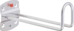 Zeige Details für Kabelhalter Hakenende 50 mm hoch, Länge 150 mm, alufarben Bild von Kabelhalter Hakenende 50 mm hoch, Länge 150 mm, alufarben