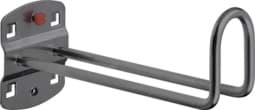 Zeige Details für Kabelhalter Hakenende 50 mm hoch, Länge 150 mm, anthrazitgrau Bild von Kabelhalter Hakenende 50 mm hoch, Länge 150 mm, anthrazitgrau