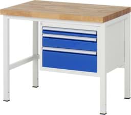 Zeige Details für Werkbank Modell 8126, B 1000xT 700xH 840-1040mm, Buche-Massiv-Platte 40mm Bild von Werkbank Modell 8126, B 1000xT 700xH 840-1040mm, Buche-Massiv-Platte 40mm