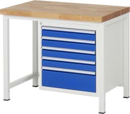 Zeige Details für Werkbank Modell 8168, B 1000xT 700xH 840-1040mm, Buche-Massiv-Platte 40mm Bild von Werkbank Modell 8168, B 1000xT 700xH 840-1040mm, Buche-Massiv-Platte 40mm