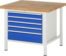 Zeige Details für Werkbank Modell 8268, B 1000xT 900xH 840-1040mm, Buche-Massiv-Platte 40mm Bild von Werkbank Modell 8268, B 1000xT 900xH 840-1040mm, Buche-Massiv-Platte 40mm