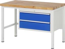 Zeige Details für Werkbank Modell 8225, B 1250xT 700xH 840-1040mm, Buche-Massiv-Platte 40mm Bild von Werkbank Modell 8225, B 1250xT 700xH 840-1040mm, Buche-Massiv-Platte 40mm