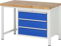 Zeige Details für Werkbank Modell 8257, B 1250xT 700xH 840-1040mm, Buche-Massiv-Platte 40mm Bild von Werkbank Modell 8257, B 1250xT 700xH 840-1040mm, Buche-Massiv-Platte 40mm
