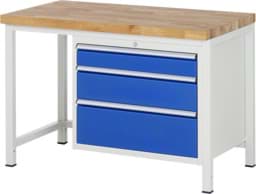 Zeige Details für Werkbank Modell 8259, B 1250xT 700xH 840-1040mm, Buche-Massiv-Platte 40mm Bild von Werkbank Modell 8259, B 1250xT 700xH 840-1040mm, Buche-Massiv-Platte 40mm
