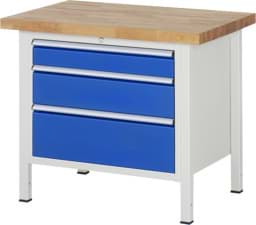 Zeige Details für Werkbank Modell 8261, B 1250xT 700xH 840-1040mm, Buche-Massiv-Platte 40mm Bild von Werkbank Modell 8261, B 1250xT 700xH 840-1040mm, Buche-Massiv-Platte 40mm