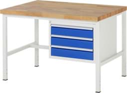 Zeige Details für Werkbank Modell 8127, B 1250xT 900xH 840mm, Buche-Massiv-Platte 40mm Bild von Werkbank Modell 8127, B 1250xT 900xH 840mm, Buche-Massiv-Platte 40mm
