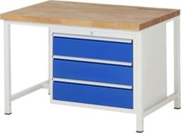 Zeige Details für Werkbank Modell 8257, B 1250xT 900xH 840mm, Buche-Massiv-Platte 40mm Bild von Werkbank Modell 8257, B 1250xT 900xH 840mm, Buche-Massiv-Platte 40mm