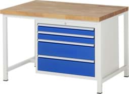 Zeige Details für Werkbank Modell 8261, B 1250xT 900xH 840mm, Buche-Massiv-Platte 40mm Bild von Werkbank Modell 8261, B 1250xT 900xH 840mm, Buche-Massiv-Platte 40mm