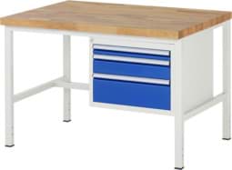 Zeige Details für Werkbank Modell 8126, B 1250xT 900xH 840-1040mm, Buche-Massiv-Platte 40mm Bild von Werkbank Modell 8126, B 1250xT 900xH 840-1040mm, Buche-Massiv-Platte 40mm