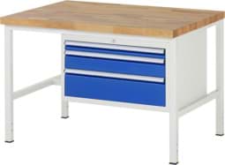 Zeige Details für Werkbank Modell 8226, B 1250xT 900xH 840-1040mm, Buche-Massiv-Platte 40mm Bild von Werkbank Modell 8226, B 1250xT 900xH 840-1040mm, Buche-Massiv-Platte 40mm