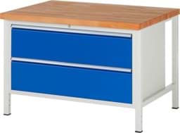 Zeige Details für Werkbank Modell 8355, B 1250xT 900xH 840-1040mm, Buche-Massiv-Platte 40mm Bild von Werkbank Modell 8355, B 1250xT 900xH 840-1040mm, Buche-Massiv-Platte 40mm