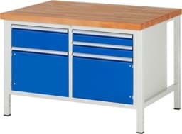 Zeige Details für Werkbank Modell 8467, B 1250xT 900xH 840-1040mm, Buche-Massiv-Platte 40mm Bild von Werkbank Modell 8467, B 1250xT 900xH 840-1040mm, Buche-Massiv-Platte 40mm