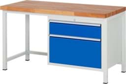 Zeige Details für Werkbank Modell 8256, B 1500xT 700xH 840mm, Buche-Massiv-Platte 40mm Bild von Werkbank Modell 8256, B 1500xT 700xH 840mm, Buche-Massiv-Platte 40mm