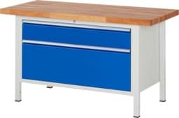 Zeige Details für Werkbank Modell 8356, B 1500xT 700xH 840mm, Buche-Massiv-Platte 40mm Bild von Werkbank Modell 8356, B 1500xT 700xH 840mm, Buche-Massiv-Platte 40mm