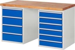 Zeige Details für Werkbank Modell 7821, B 1500xT 700xH 840mm, Buche-Massiv-Platte 40 mm Bild von Werkbank Modell 7821, B 1500xT 700xH 840mm, Buche-Massiv-Platte 40 mm