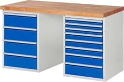 Zeige Details für Werkbank Modell 7822, B 1500xT 700xH 840mm, Buche-Massiv-Platte 40 mm Bild von Werkbank Modell 7822, B 1500xT 700xH 840mm, Buche-Massiv-Platte 40 mm