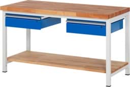 Zeige Details für Werkbank verstellbare Höhe, B 1500xT 700xH 840-1040mm, Buche-Massiv-Platte 40mm Bild von Werkbank verstellbare Höhe, B 1500xT 700xH 840-1040mm, Buche-Massiv-Platte 40mm