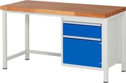 Zeige Details für Werkbank Modell 8152, B 1500xT 700xH 840-1040mm, Buche-Massiv-Platte 40mm Bild von Werkbank Modell 8152, B 1500xT 700xH 840-1040mm, Buche-Massiv-Platte 40mm