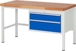 Zeige Details für Werkbank Modell 8223, B 1500xT 700xH 840-1040mm, Buche-Massiv-Platte 40mm Bild von Werkbank Modell 8223, B 1500xT 700xH 840-1040mm, Buche-Massiv-Platte 40mm