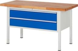 Zeige Details für Werkbank Modell 8325, B 1500xT 700xH 840-1040mm, Buche-Massiv-Platte 40mm Bild von Werkbank Modell 8325, B 1500xT 700xH 840-1040mm, Buche-Massiv-Platte 40mm