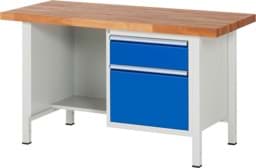 Zeige Details für Werkbank Modell 8451, B 1500xT 700xH 840-1040mm, Buche-Massiv-Platte 40mm Bild von Werkbank Modell 8451, B 1500xT 700xH 840-1040mm, Buche-Massiv-Platte 40mm