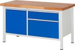 Zeige Details für Werkbank Modell 8651, B 1500xT 700xH 840-1040mm, Buche-Massiv-Platte 40mm Bild von Werkbank Modell 8651, B 1500xT 700xH 840-1040mm, Buche-Massiv-Platte 40mm