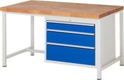 Zeige Details für Werkbank Modell 8259, B 1500xT 900xH 840mm, Buche-Massiv-Platte 40mm Bild von Werkbank Modell 8259, B 1500xT 900xH 840mm, Buche-Massiv-Platte 40mm