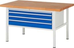 Zeige Details für Werkbank Modell 8332, B 1500xT 900xH 840mm, Buche-Massiv-Platte 40mm Bild von Werkbank Modell 8332, B 1500xT 900xH 840mm, Buche-Massiv-Platte 40mm