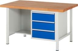 Zeige Details für Werkbank Modell 8452, B 1500xT 900xH 840mm, Buche-Massiv-Platte 40mm Bild von Werkbank Modell 8452, B 1500xT 900xH 840mm, Buche-Massiv-Platte 40mm