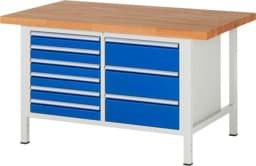 Zeige Details für Werkbank Modell 8479, B 1500xT 900xH 840mm, Buche-Massiv-Platte 40mm Bild von Werkbank Modell 8479, B 1500xT 900xH 840mm, Buche-Massiv-Platte 40mm