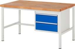 Zeige Details für Werkbank Modell 8125, B 1500xT 900xH 840-1040mm, Buche-Massiv-Platte 40mm Bild von Werkbank Modell 8125, B 1500xT 900xH 840-1040mm, Buche-Massiv-Platte 40mm