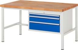 Zeige Details für Werkbank Modell 8226, B 1500xT 900xH 840-1040mm, Buche-Massiv-Platte 40mm Bild von Werkbank Modell 8226, B 1500xT 900xH 840-1040mm, Buche-Massiv-Platte 40mm