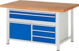 Zeige Details für Werkbank Modell 8922, B 1500xT 900xH 840-1040mm, Buche-Massiv-Platte 40mm Bild von Werkbank Modell 8922, B 1500xT 900xH 840-1040mm, Buche-Massiv-Platte 40mm