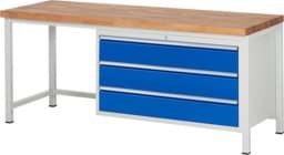 Zeige Details für Werkbank Modell 8357, B 2000xT 700xH 840mm, Buche-Massiv-Platte 40mm Bild von Werkbank Modell 8357, B 2000xT 700xH 840mm, Buche-Massiv-Platte 40mm