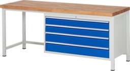 Zeige Details für Werkbank Modell 8362, B 2000xT 700xH 840mm, Buche-Massiv-Platte 40mm Bild von Werkbank Modell 8362, B 2000xT 700xH 840mm, Buche-Massiv-Platte 40mm